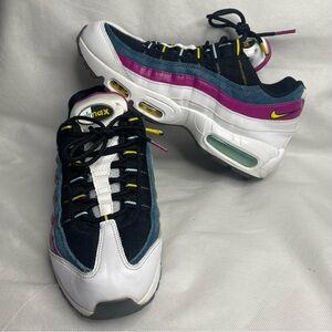 Nike Air Max 95 Cactus Flower Sneakers Mens Size US 9 Pink Blue Shoes DC1862-100